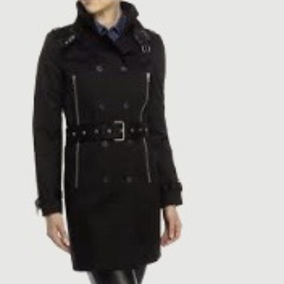 The Kooples Jackets & Blazers - The KOOPLES Belted Trench Coat